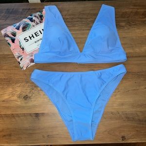 Baby Blue Cheeky Swimsuit